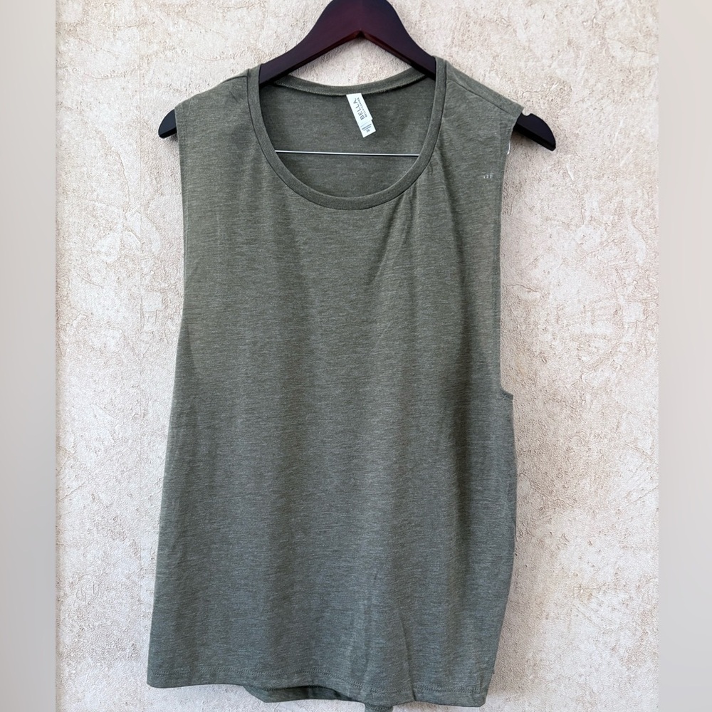 Bella Canvas Olive Muscle Tee☀️